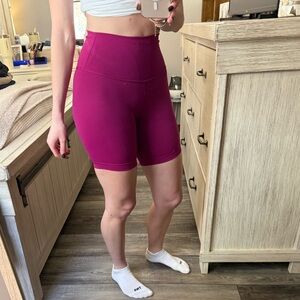 Lululemon Wunder Train Short 6” Magenta
